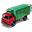 Refrigeration Truck With Open Door Icon 32x32 png